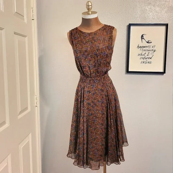 ERDEM | Dresses | Erdem Sleeveless Silk Dress | Poshmark